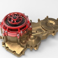 stm ducati 1199 dry clutch 1 12 scale gadget tamiya motocycle 3d print model - Mito3D