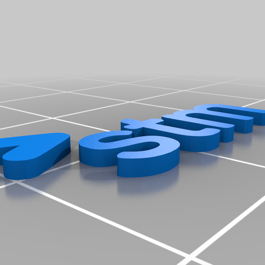 stm logo 3D print model - Mito3D