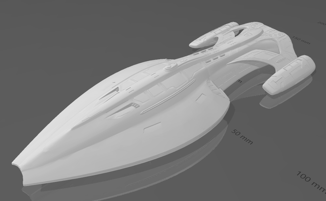 sto- federation - achilles-class miracle worker heavy destroyer game star trek ds9 3d print model - Mito3D