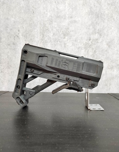stock game argrip ar15 ar pistol grip 3d print 3d print model - Mito3D