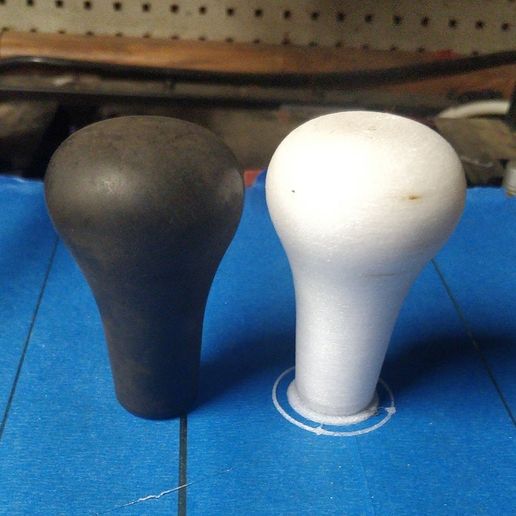 stock fiero shift knob thumb rest automotive pontiac 3D print model - Mito3D