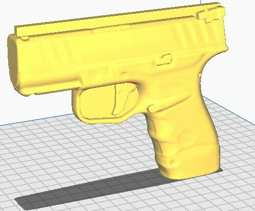 stoeger str 9 mc real size mold holster Various bluegun kydex gun pistol 3D print model - Mito3D