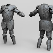 stokers dracula armure art cosplay 3d print model - Mito3D