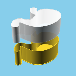 stomach nestable box v1 thing 3d print model - Mito3D