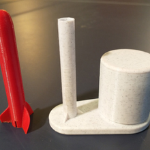 ayağıyla ezmek roket gadget Kaya stomp başlatmak Çalışma hızlı Oto ilginç oyuncak hediye çocuklar 3d print model - Mito3D