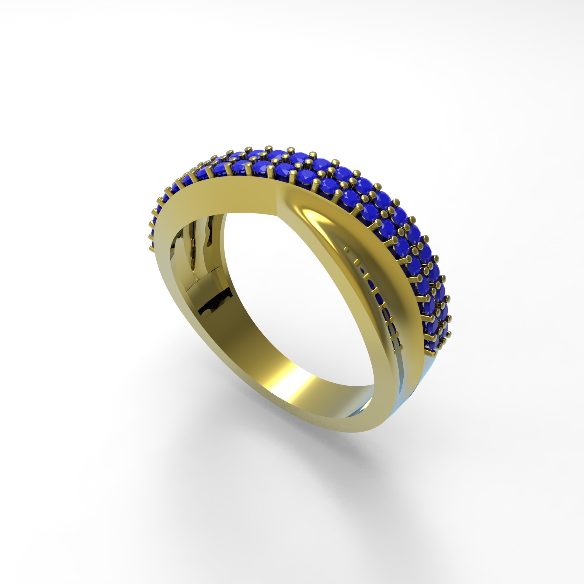 pedra anel stl jóia 3D print model - Mito3D