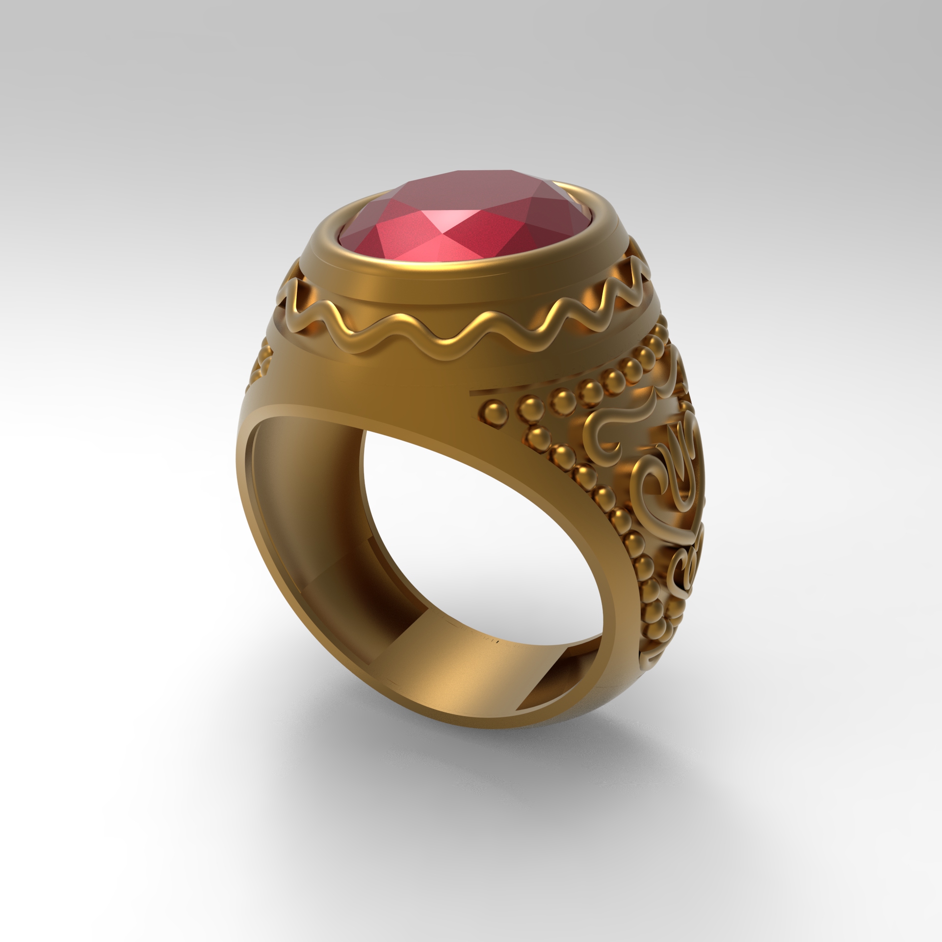 ston ring ring stone ring stone stl jewel  3D print model - Mito3D