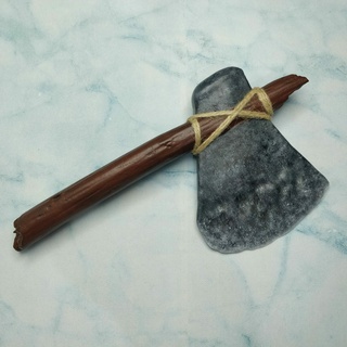 stone age axe - senku's stone axe dr stone cosplay dr stone dr stone senku ishigami anime prop axe tool battle medieval renaissense wood  3d print model - Mito3D