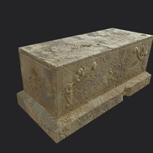 Roca altar piedra alta 3d print model - Mito3D