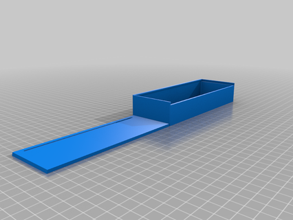 pedra caixa deslizamento personalizado recipientes 3d print model - Mito3D