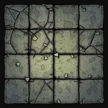 stone floor tile dnd tiles dungeon miniatures openforge openforge2 openlock pathfinder rpg scatter terrain tabletop games 3d print model - Mito3D