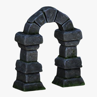 stone gate no3 3d print model - Mito3D