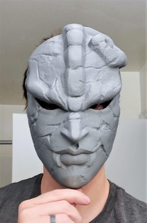 stone mask - jojo bizarre adventure cosplay physiology adventurestore store devil anime halloween bizzare helmet dragons face demons 3d print model - Mito3D