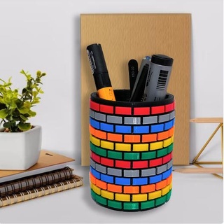 stone pattern box pencil case holder stand key desktop jgmaker multi-color 3d print model - Mito3D