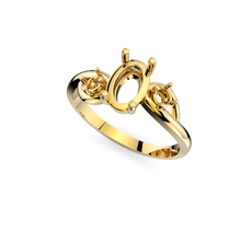 stone ring jewelry art designer fashion 3d print model - Mito3D
