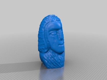 calcul statue sculptures bustes art 3d print model - Mito3D