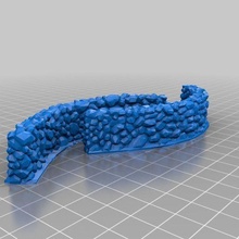 stone wall sections architecture buildings structures 3d print model - Mito3D