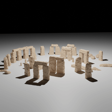 Stonehenge architecture antiquité monument celtique préhistoire calcul tombeau temple 3d print model - Mito3D