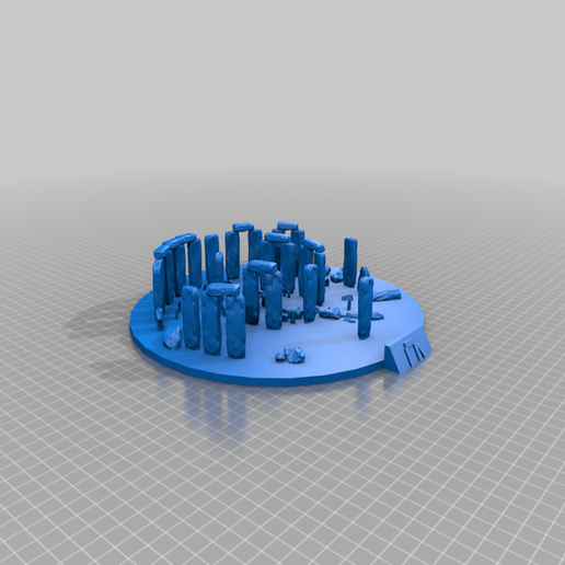 Stonehenge remixare sculture 3D print model - Mito3D