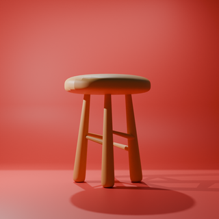 stool bench 3d print model - Mito3D