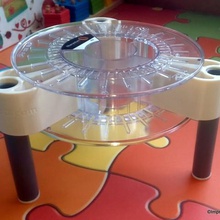 tabouret fait vide de la bobine maison président garçon jeune fille recyclé 3d print model - Mito3D