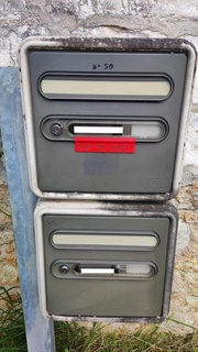 stop pub letter box cidex la poste Gadget advertising the post office 3d print model - Mito3D