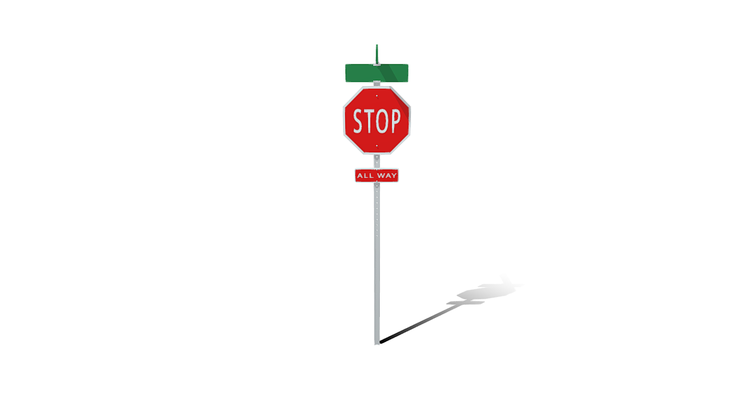 halt verkehr zeichen tafel stadt city assets spiel game props stadtszene poly traffic sign road signage management safety street urban planning wege 3d print model - Mito3D