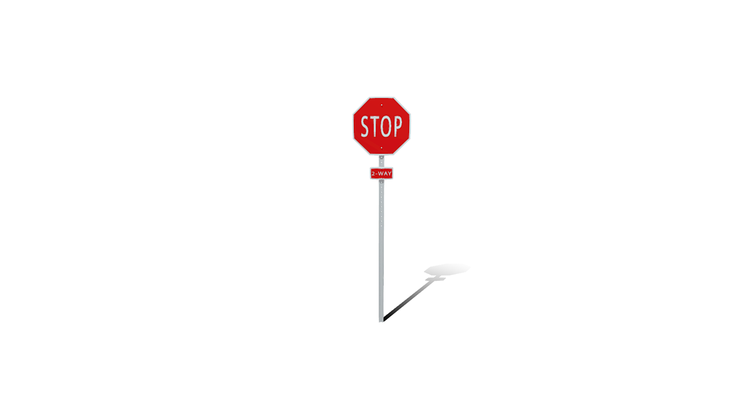 halt verkehr zeichen tafel stadt city assets spiel game props stadtszene poly traffic sign road signage management safety street urban planning stop two way board 3d print model - Mito3D