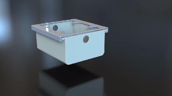 espace rangement pendaison tiroir suspendu boîte décoration Accueil maison outil utile cuisine salle bains 3d print model - Mito3D