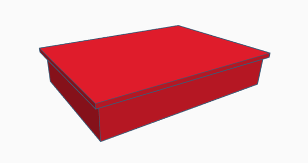 storage box container 6 compartments small medium tools holder case lid organizer 3d print model - Mito3D