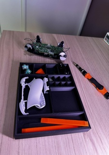 almacenamiento caja herramientas desmantelamiento taller organización tornillo desmontaje equipo accesorios compacto desmantelado objetos 3d print model - Mito3D