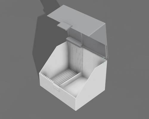espace rangement boîte accessoire récipient outil 3d print model - Mito3D
