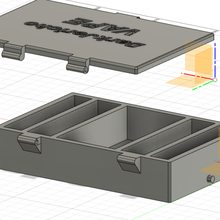 storage box gadget vape art stand 3d print model - Mito3D