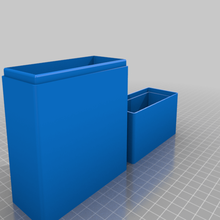 storage box 100x83x46mm customized containers 3d print model - Mito3D