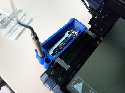 almacenamiento caja anycubic kobra base cajón 3d print model - Mito3D