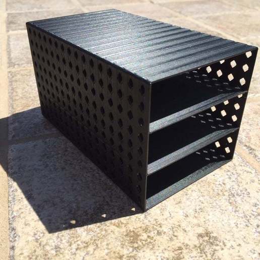 scatola di stoccaggio assortimento dadi casa piccole parti organizzazione 3D print model - Mito3D