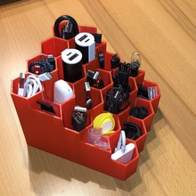 a caixa de armazenamento organizador utilitário casa o gaveta cabos pens usb orelha telefones 3d print model - Mito3D