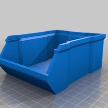 Aufbewahrungsbox stapelbar home storage box 3d 3d print model - Mito3D