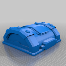 armazenamento peito recipientes 3d print model - Mito3D