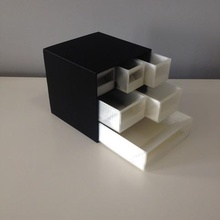 cubos de almacenamiento casa herramientas imprimible organización hobby cajón 3d print model - Mito3D