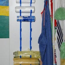 l'emplacement de stockage sac rouleaux extensible personnalisable la maison les articles ménagers poubelle crochet titulaire verrouillage customizer 3d print model - Mito3D