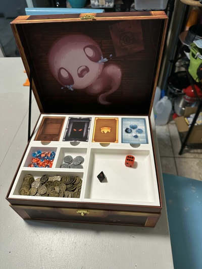 storage play area binding of isaac card four souls ultimate expansion box 3d print model - Mito3D