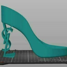 storage slingback custom heel shoes high pump 3d print model - Mito3D