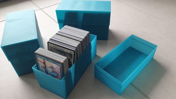 scatola immagazzinaggio tcg carte Perfetto in forma gioco Pokemon Magia raccolta carta 3d print model - Mito3D