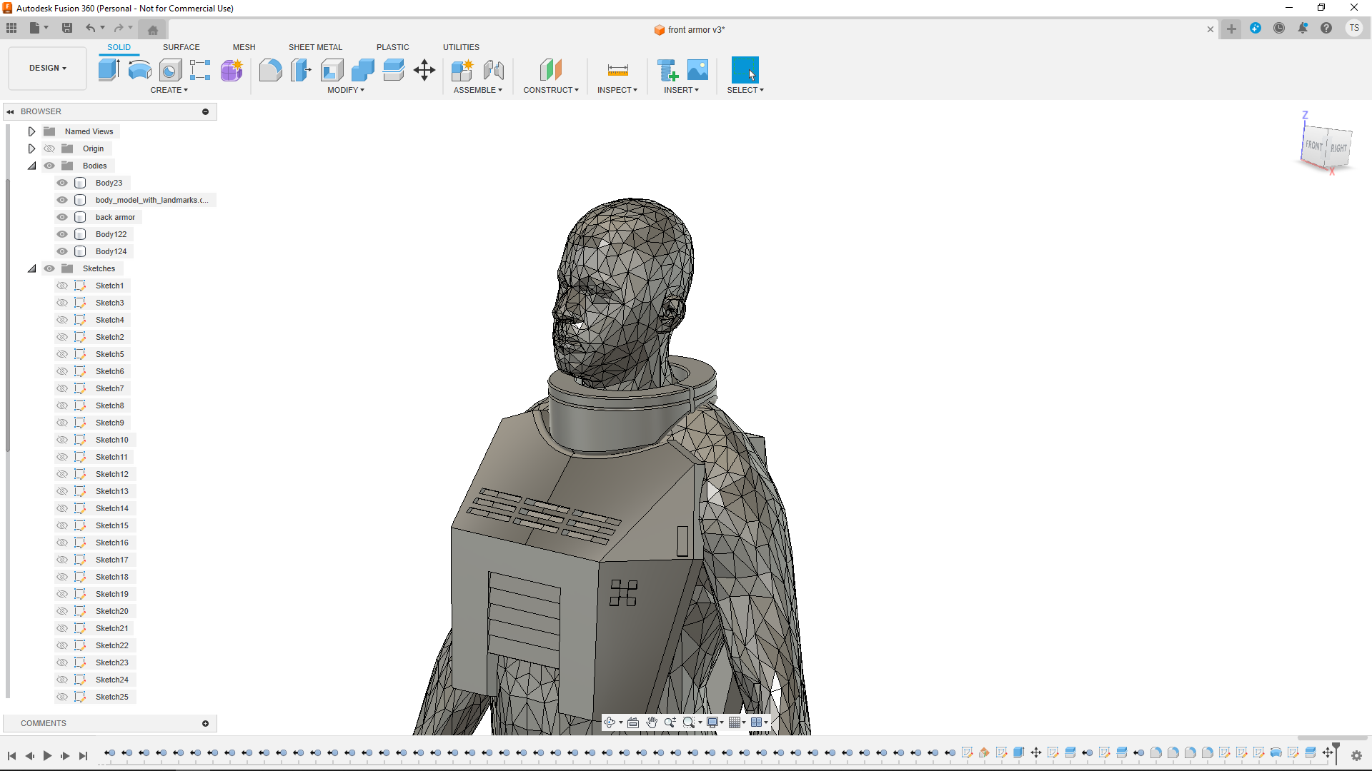 storch stcr armure signalé 3D print model - Mito3D