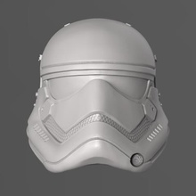 1storder casco stormtrooper fan art in 3d il modello di stampa star wars storm trooper starwars film 3d print model - Mito3D