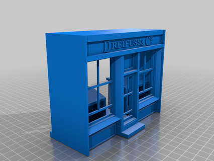 vitrine bâtiments structures 3d print model - Mito3D