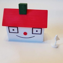 cigogne jeu de défi enfant le nid des cure-dents 3d print model - Mito3D