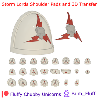 storm lords space chappies shoulder pads 3d transfers war hammer 42k pauldron tabletop gaming transfer icons relief 28mm 30k heresy leviathan 3d print model - Mito3D
