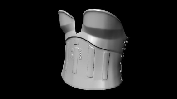 storm trooper corset cosplay costume 3d print model - Mito3D